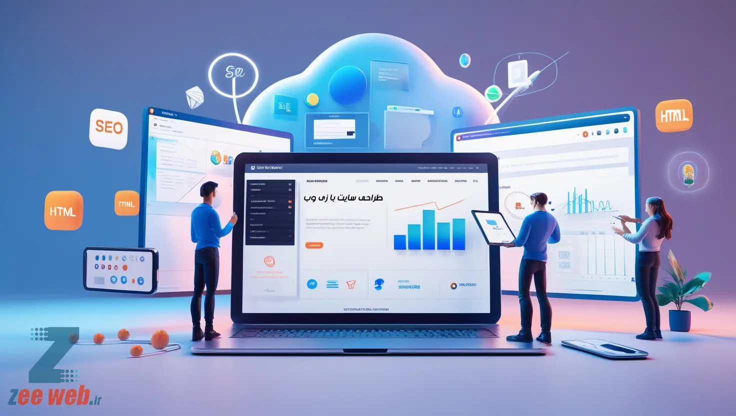 راهنمای جامع طراحی سایت: از ایده تا اجرای حرفهای 1 راهنمای جامع طراحی سایت